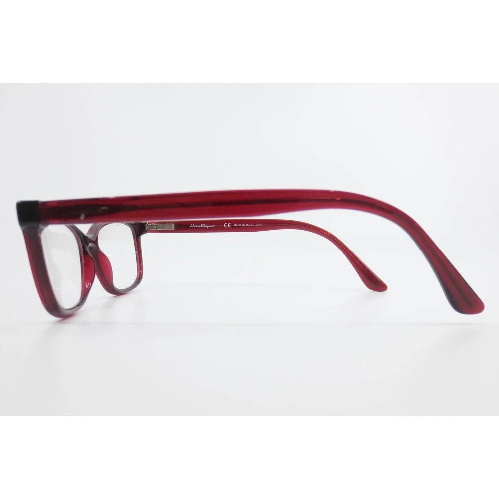 Salvatore Ferragamo SF2886 603 Wine Red Cat Eye Eyeglasses Frames Italy